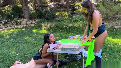 Hot MILF Outdoor Action